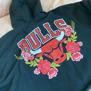 Crop Top Chicago Bulls Sweater